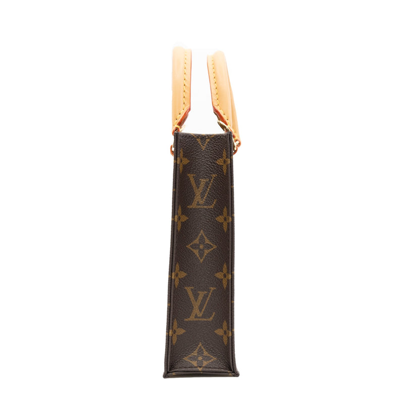 PETIT SAC PLAT MONOGRAM CANVAS - L'UXE LINK