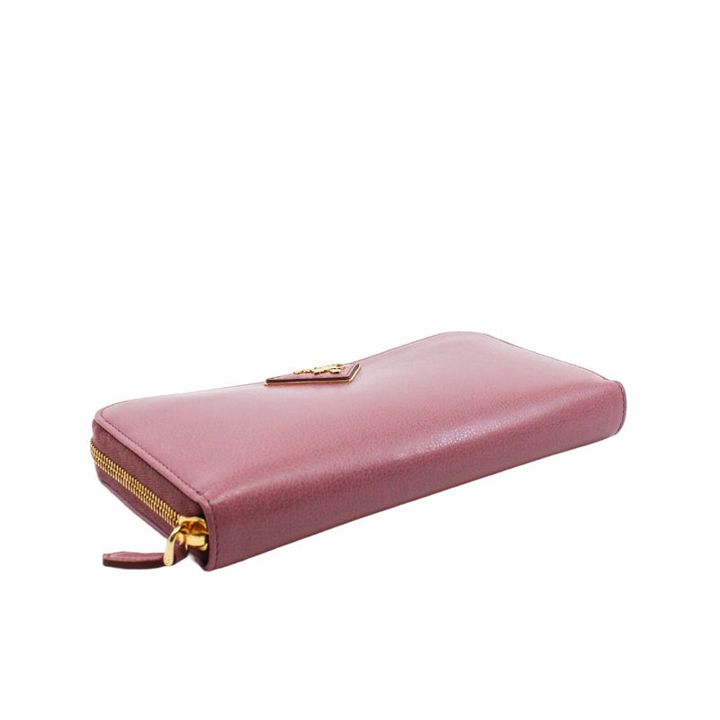 long wallet nudy pink  ghw - L'UXE LINK