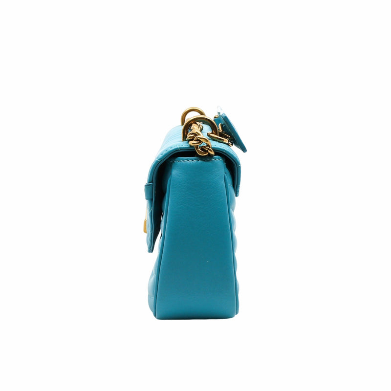 wave chain bag  blue ghw - L'UXE LINK