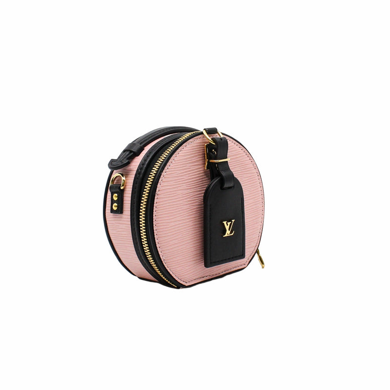 Louis Vuitton Pink Epi Leather Mini Boite Chapeau Shoulder Bag Louis Vuitton