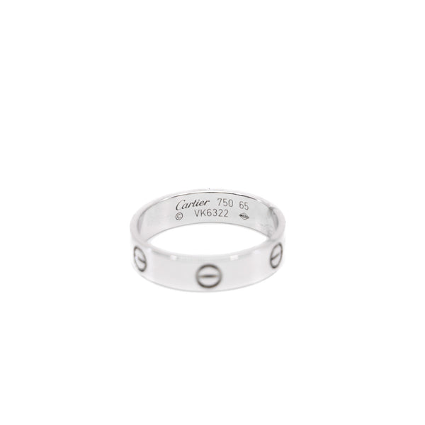 LOVE WEDDING BAND in 18k wg #65 - L'UXE LINK