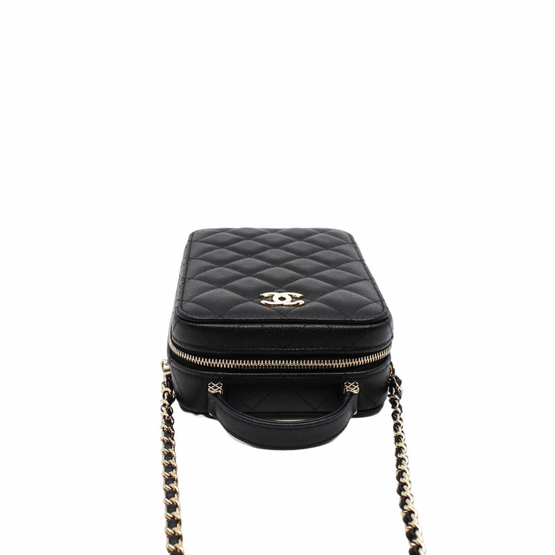 camera case with handle black caviar ghw aktpae72 - L'UXE LINK