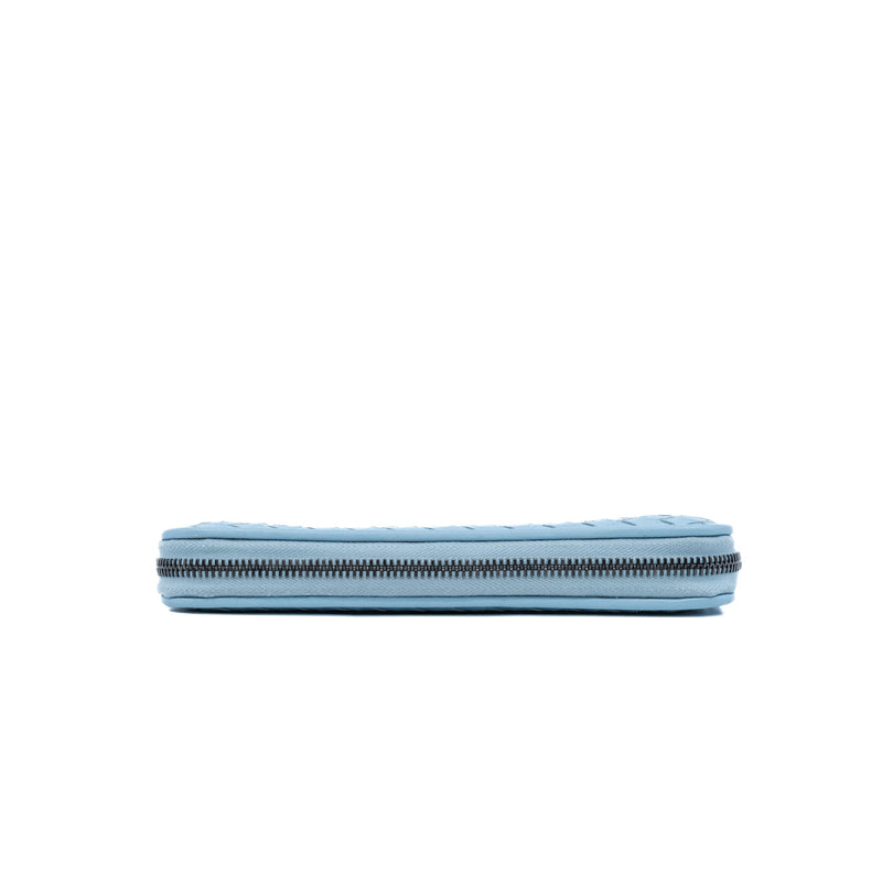 long wallet zippy blue