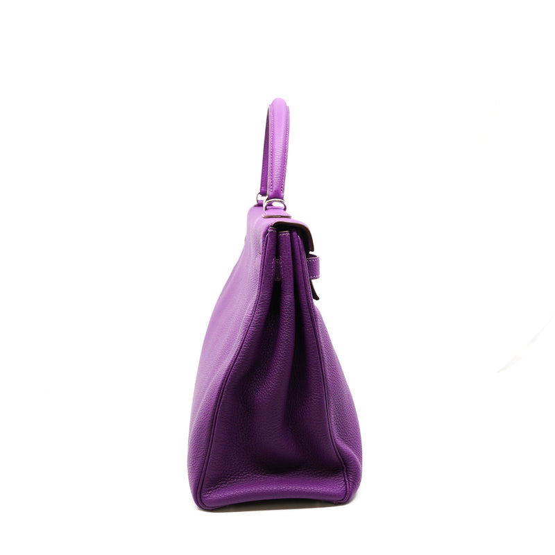 kelly 35cm togo purple phw R stamp - L'UXE LINK