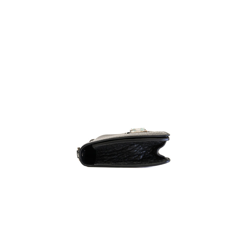 ja dior medium with Lacquer buckle in goat black phw