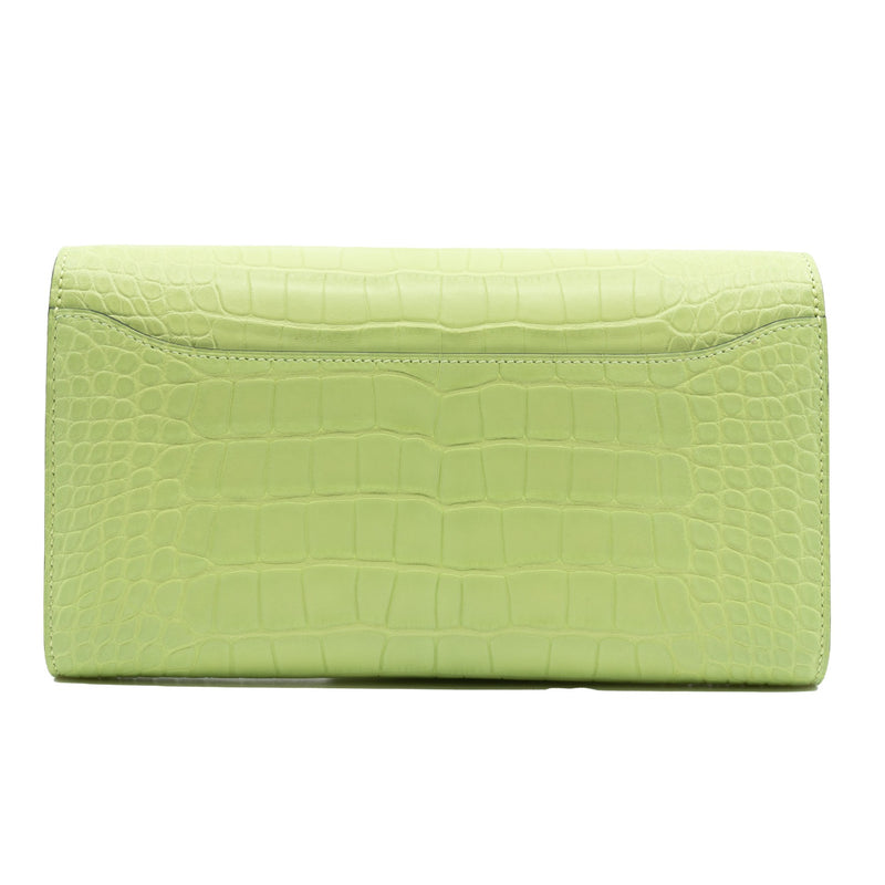 constance to go crocodile R9 jaune bourgeon phw Z stamp - L'UXE LINK