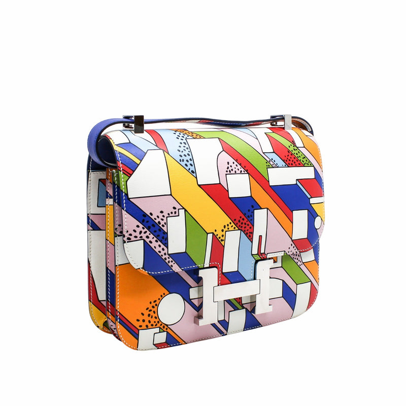constance 24 colorful white square blue pink phw  A stamp - L'UXE LINK