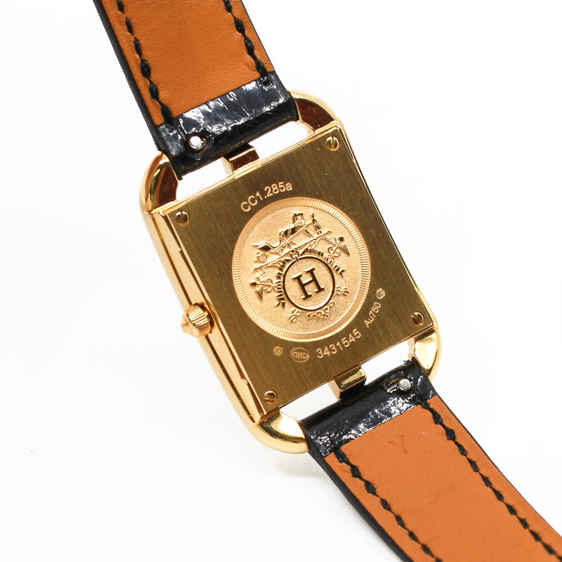 Cape Cod watch, Small model, 23x23mm in black ccd band ghw #3431545 RRP12200 - L'UXE LINK