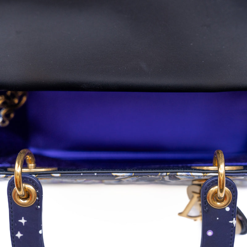 lady dior art medium blue moon