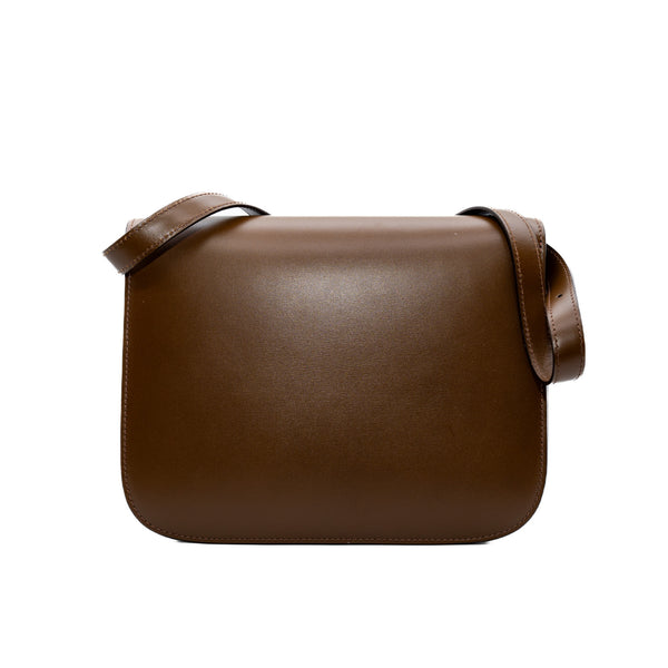 box bag in calf skin tan color - L'UXE LINK