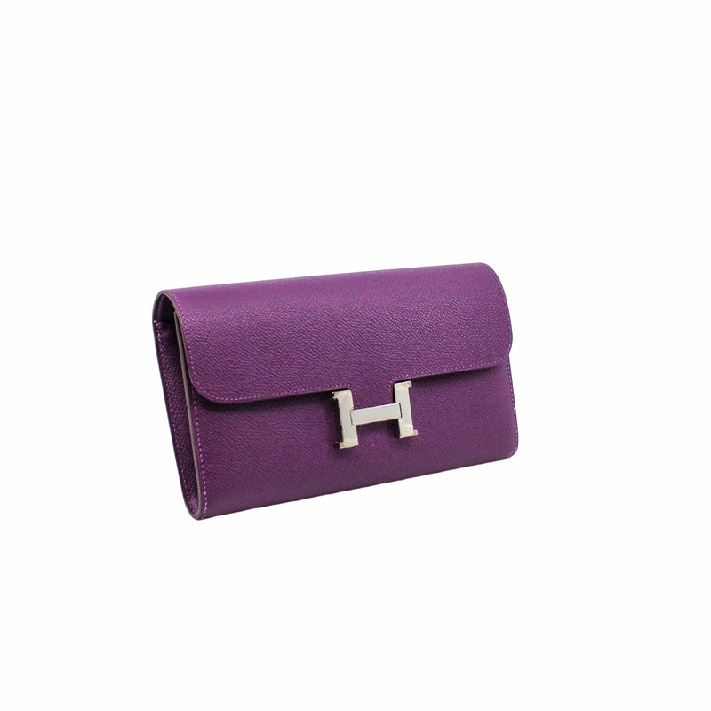 constance long wallet epsom purple phw T stamp