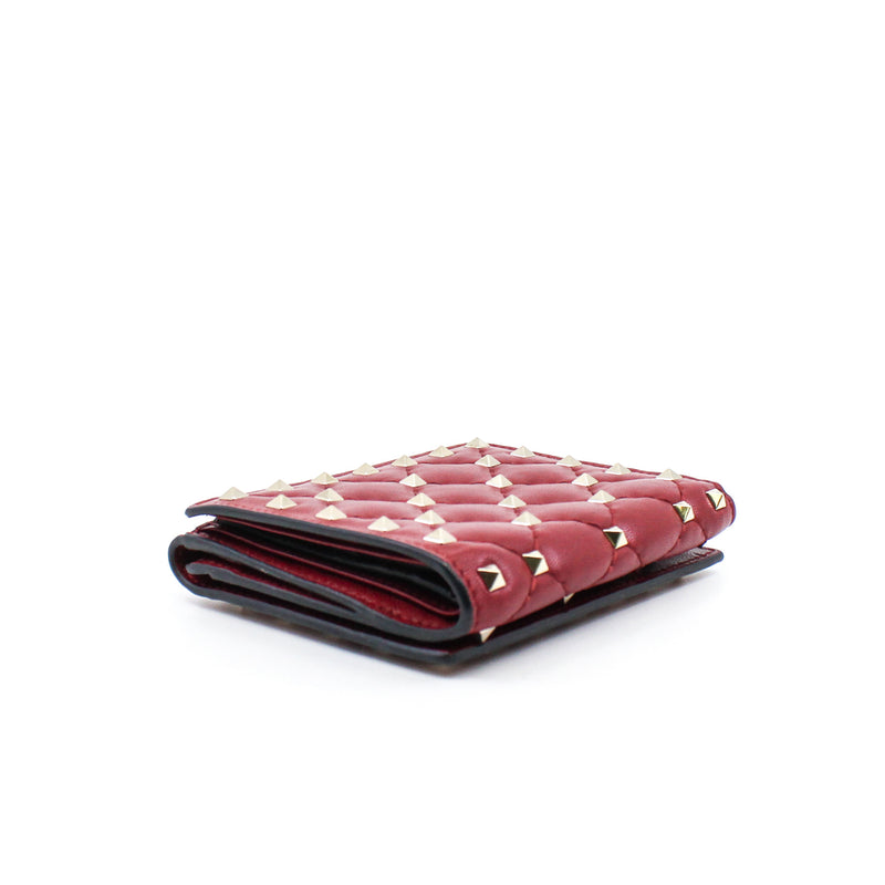 vt small red wallet rivet - L'UXE LINK