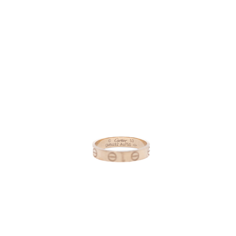 love ring in 18k rg#53 GMN482