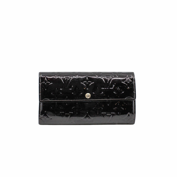 long wallet berry patent flap buckle ghw