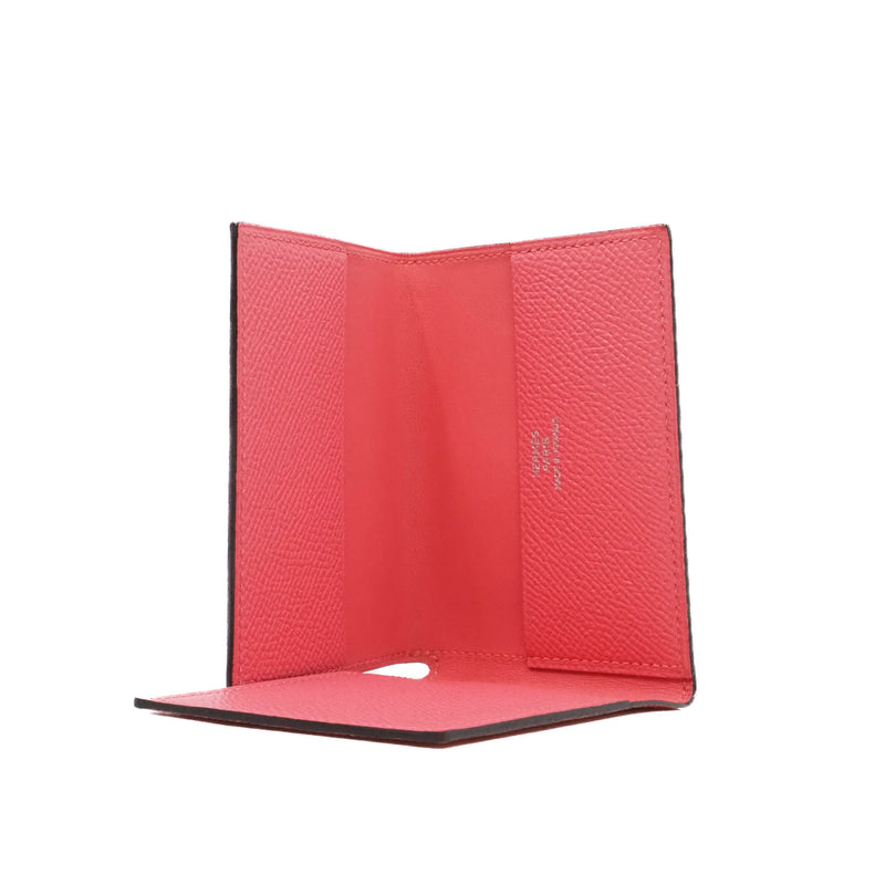 card holder in epsom pink - L'UXE LINK