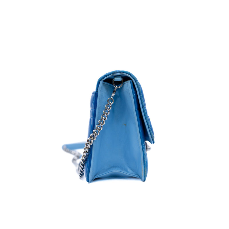 new lock woc in lambskin blue phw 2015