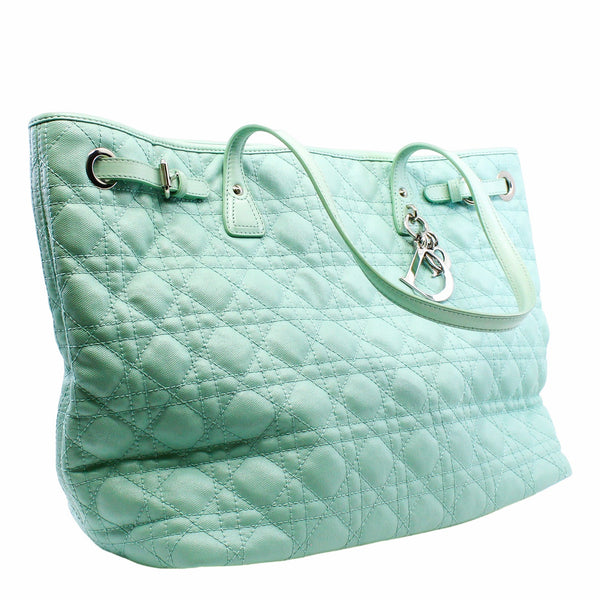 tote medium canvas light green phw - L'UXE LINK