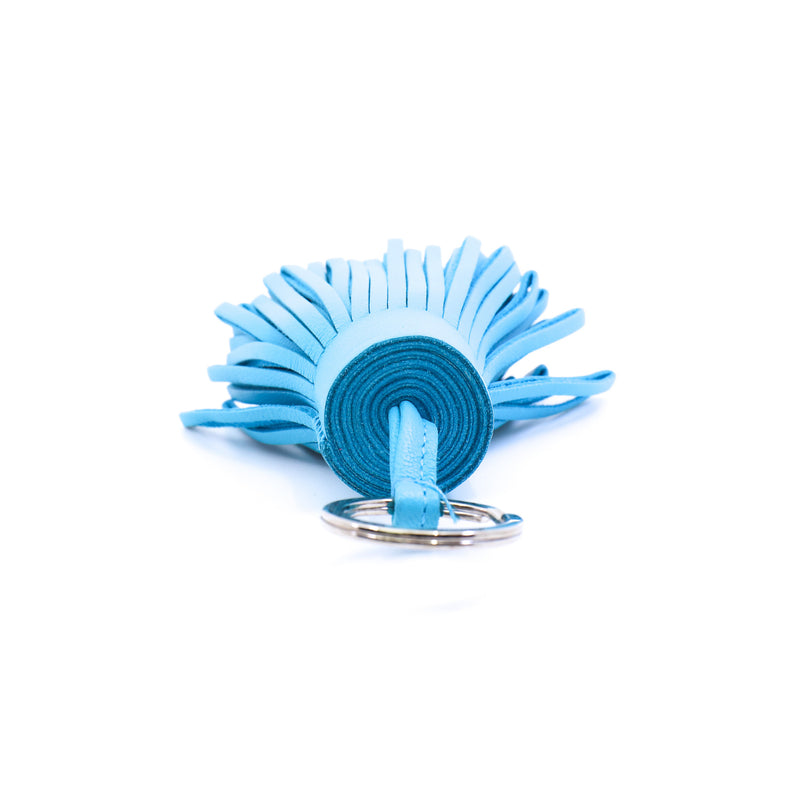 CARMEN key ring in light blue phw - L'UXE LINK