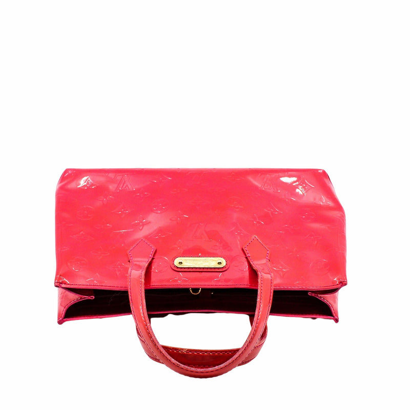 Vernis Wilshire  Bag  Small Red Monogram ghw - L'UXE LINK