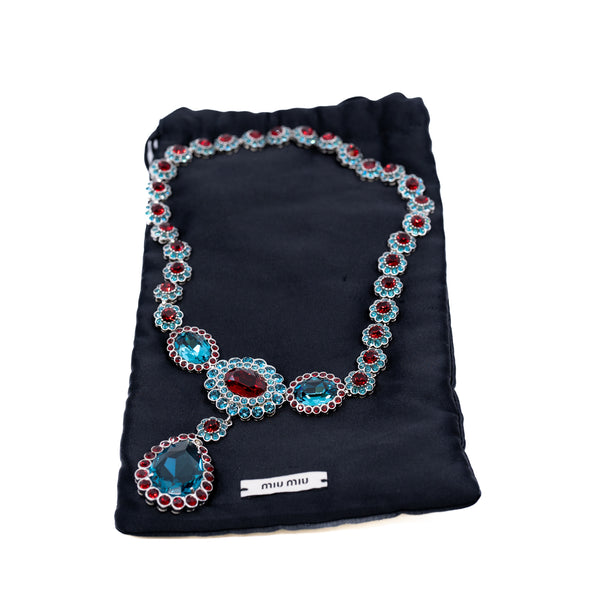 colourful crystals necklace - L'UXE LINK