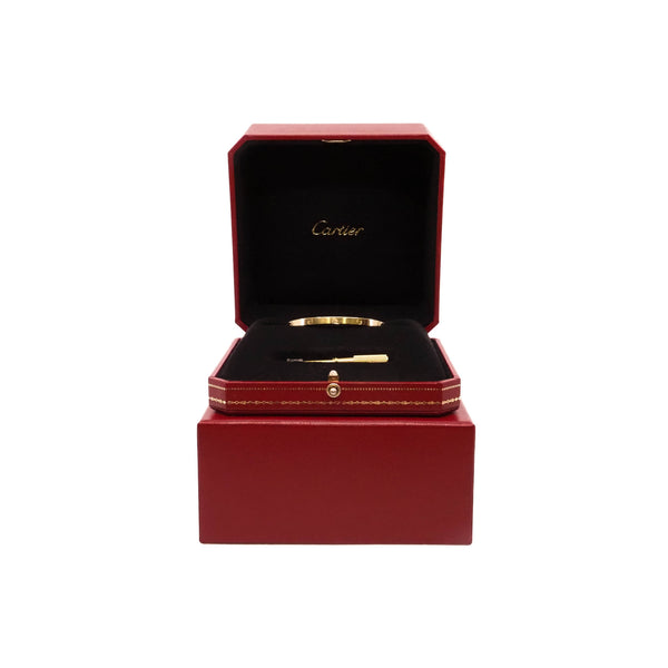 small love bangle in 18k rg #15JFX422 - L'UXE LINK