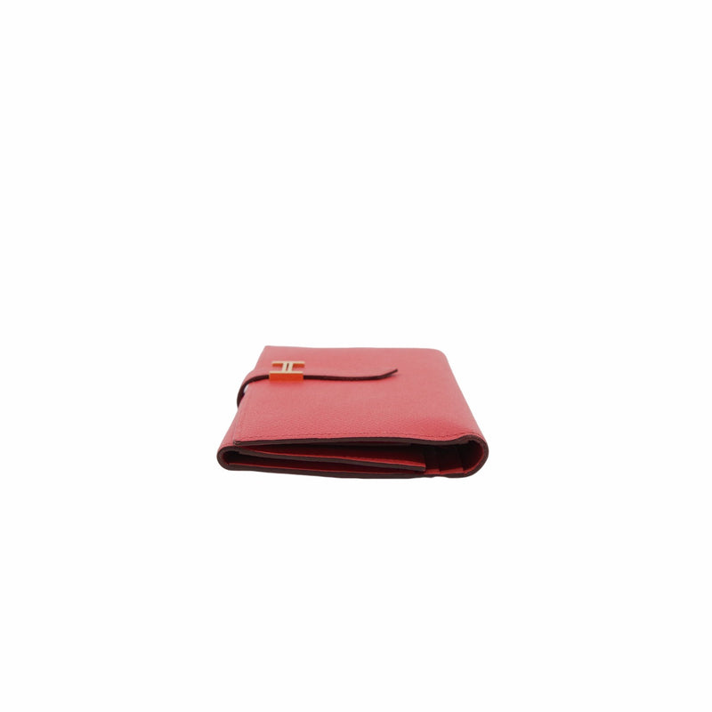 bearn wallet in 3 compartment red GHW