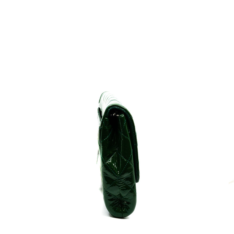 timeless chanel clutch chain bag patent green phw seri 19