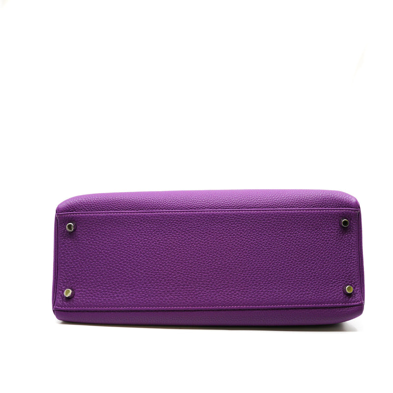 kelly 35cm togo purple phw R stamp