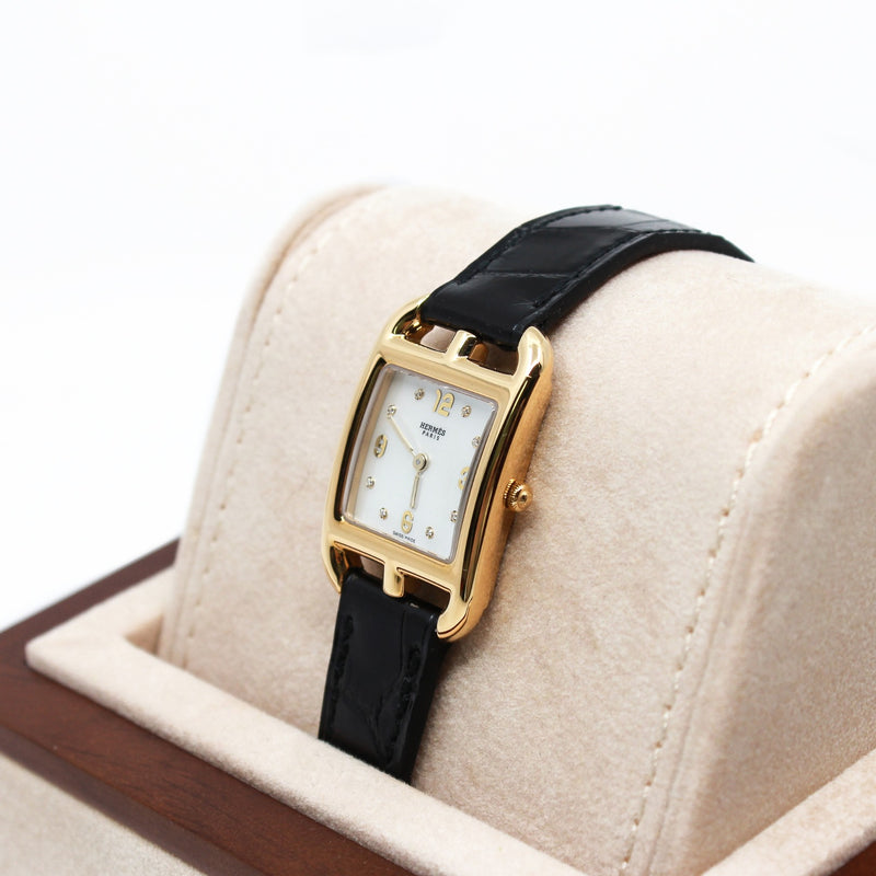 Cape Cod watch, Small model, 23x23mm in black ccd band ghw #3431545 RRP12200 - L'UXE LINK