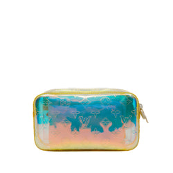 Pochette Volga Iridescent Prism in rainbow pva white phw - L'UXE LINK