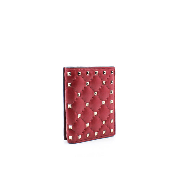 vt small red wallet rivet - L'UXE LINK