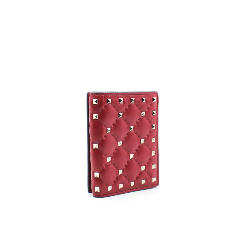 vt small red wallet rivet - L'UXE LINK