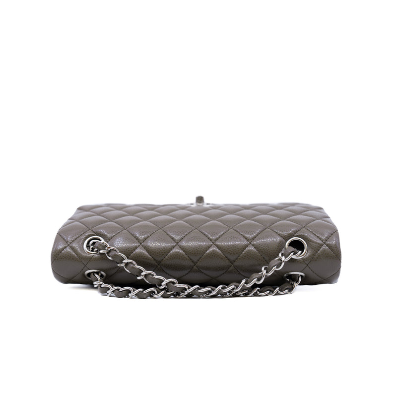 cf medium size caviar skin dark grey seri16