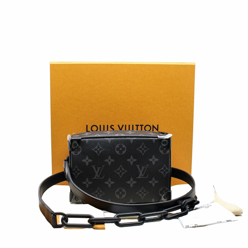 mini trunk black with strap - L'UXE LINK