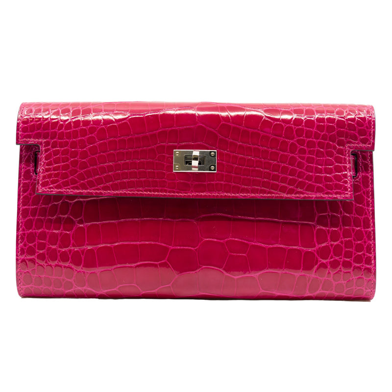 kelly to go crocodile 90 framboise phw