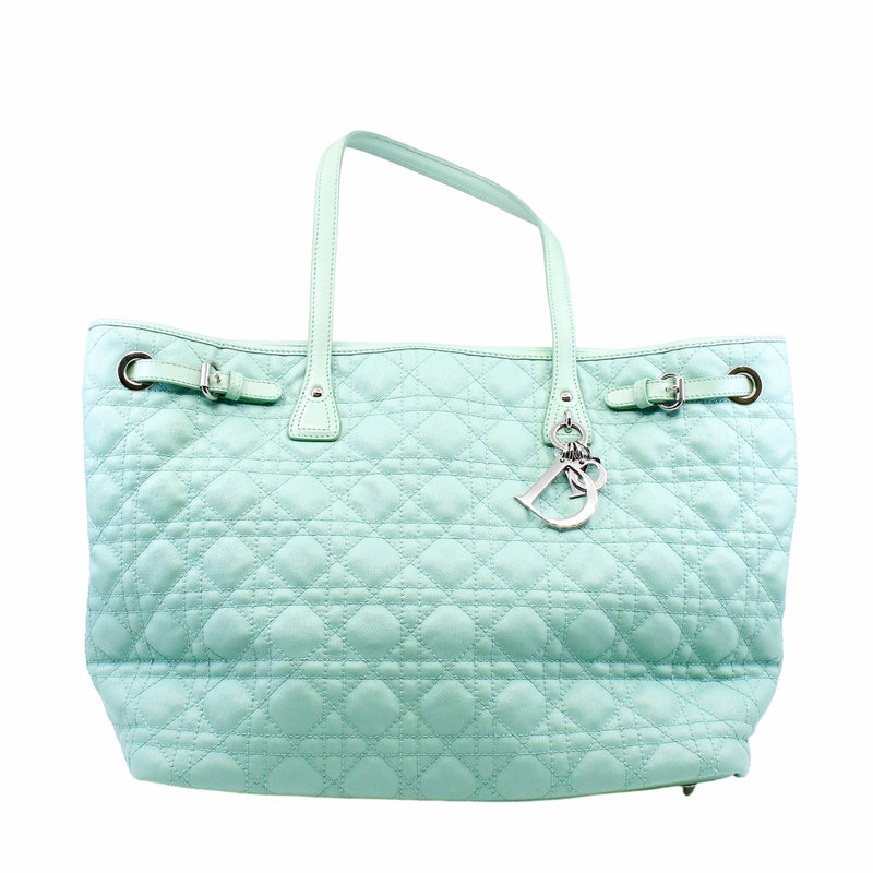 tote medium canvas light green phw - L'UXE LINK