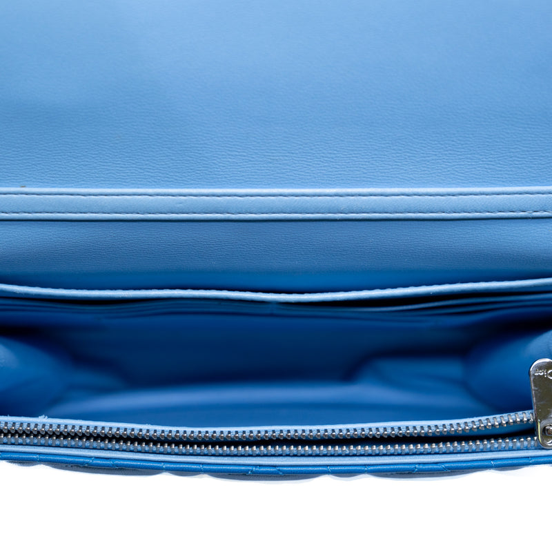 new lock woc in lambskin blue phw 2015