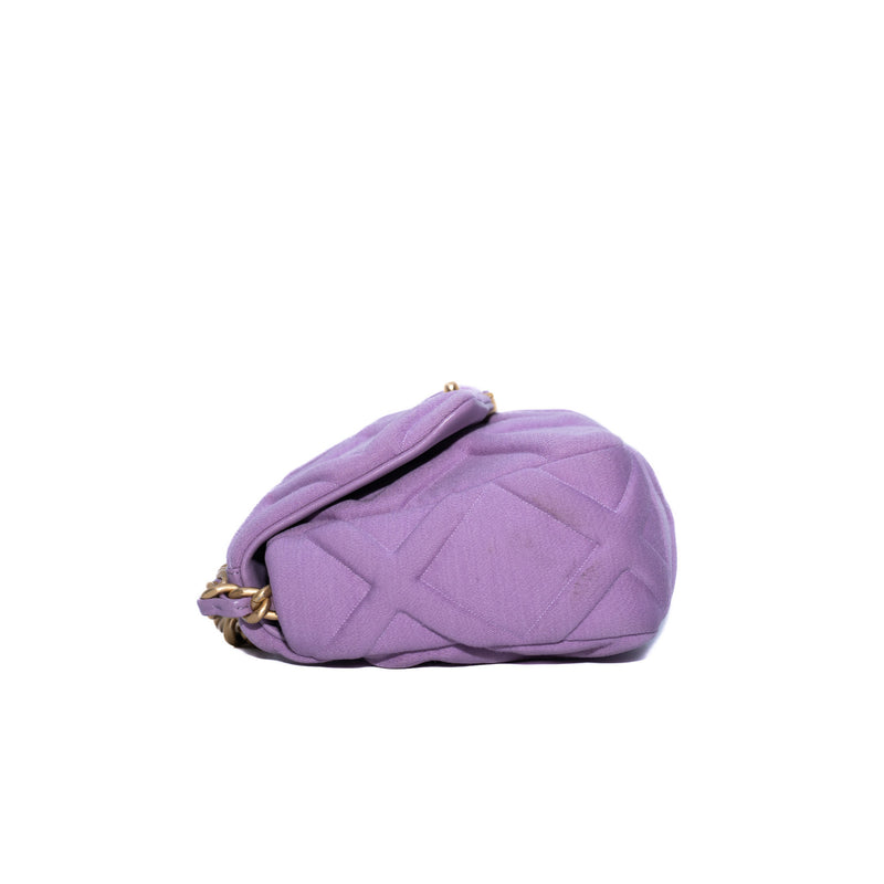 small 19 in fabric purple ghw - L'UXE LINK