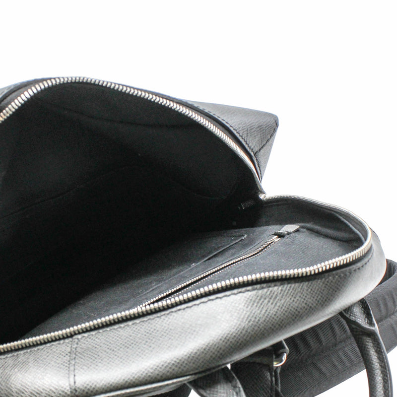 man backpack taiga leather black phw - L'UXE LINK