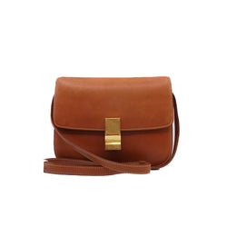 classic box in grossly leather brown ghw - L'UXE LINK