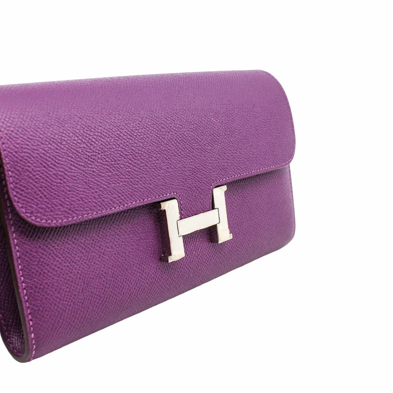 constance long wallet epsom purple phw T stamp