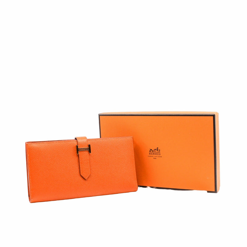 bearn wallet epsom orange ghw - L'UXE LINK