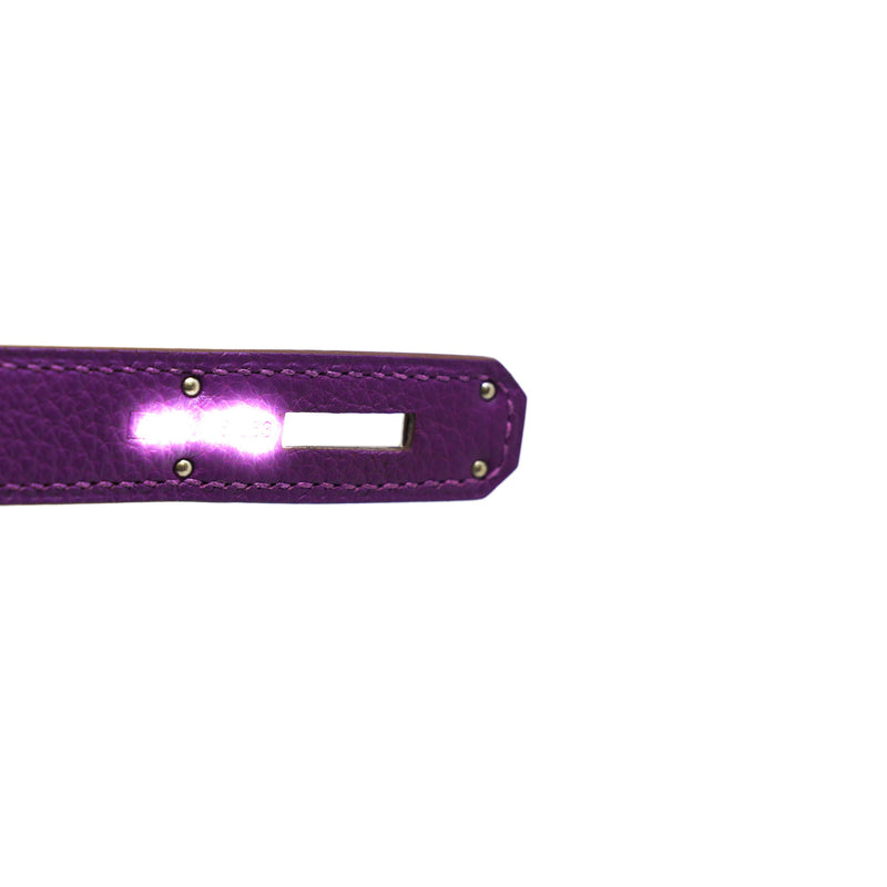 kelly 35cm togo purple phw R stamp - L'UXE LINK