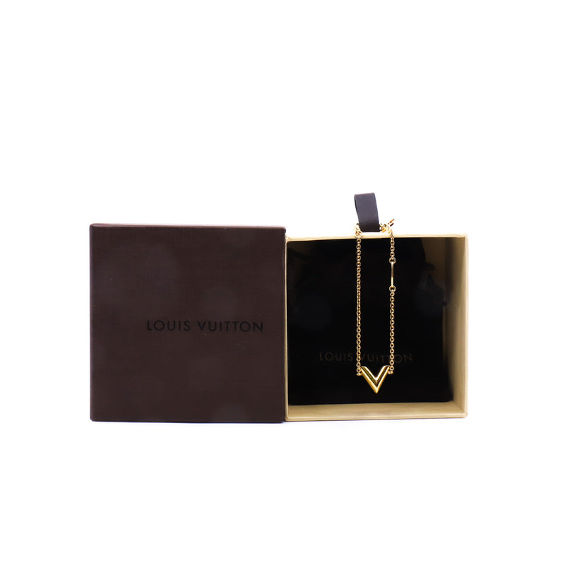 Essential V Necklace in ghw rrp685