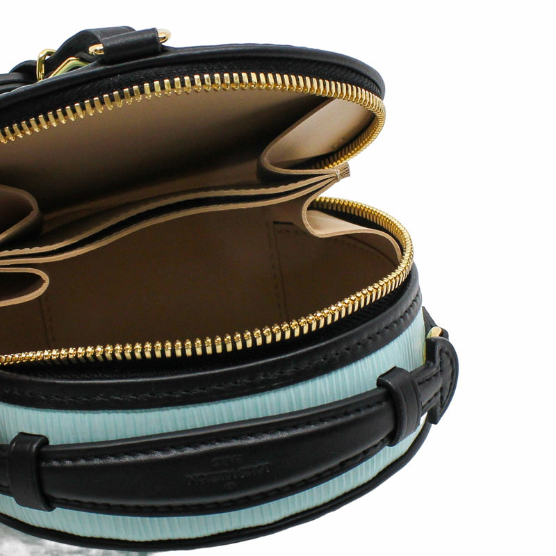 MINI BOÎTE CHAPEAU epi blue ghw - L'UXE LINK
