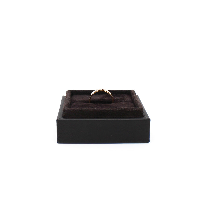 chaine  d'ancre diamond ring in 18k rg 19a18xxxx - L'UXE LINK