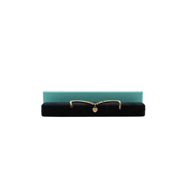 heart pandent bracelet in  18yg