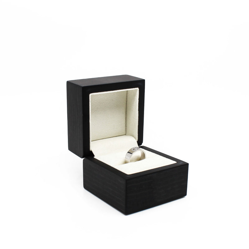 H d'ancre diamond ring, small model in 18k wg #19AD94322 rrp 4200 - L'UXE LINK
