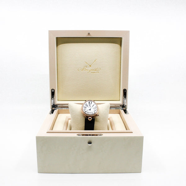 Reine De Naples diamond mix 18k rg with black CCD band - L'UXE LINK