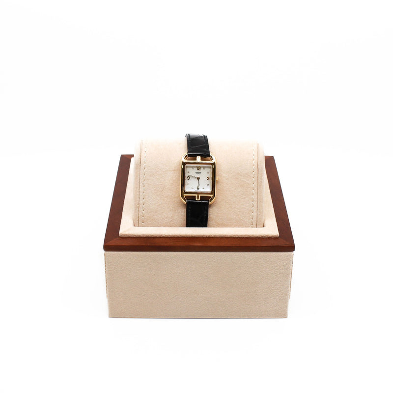 Cape Cod watch, Small model, 23x23mm in black ccd band ghw #3431545 RRP12200 - L'UXE LINK